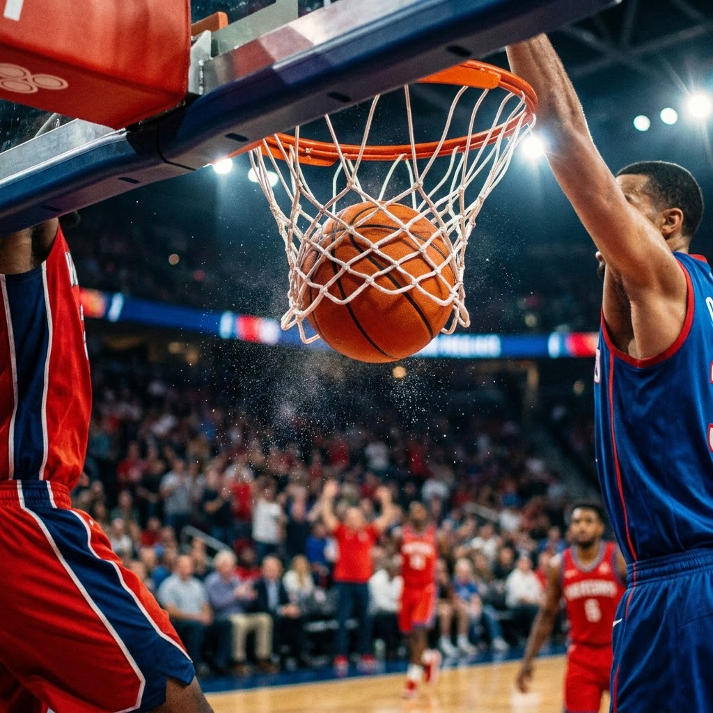 Live sports action