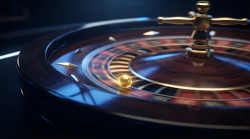 Roulette wheel live game concept